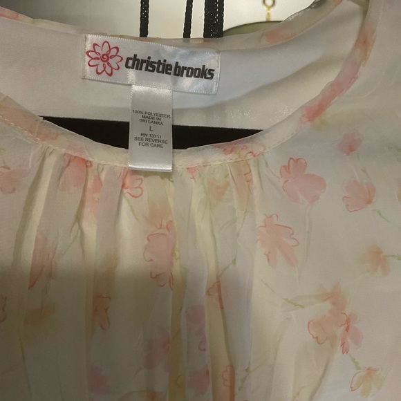 VINTAGE | CHRISTIE BROOKS Childs Floral Tea Dress | L - Picture 3 of 4